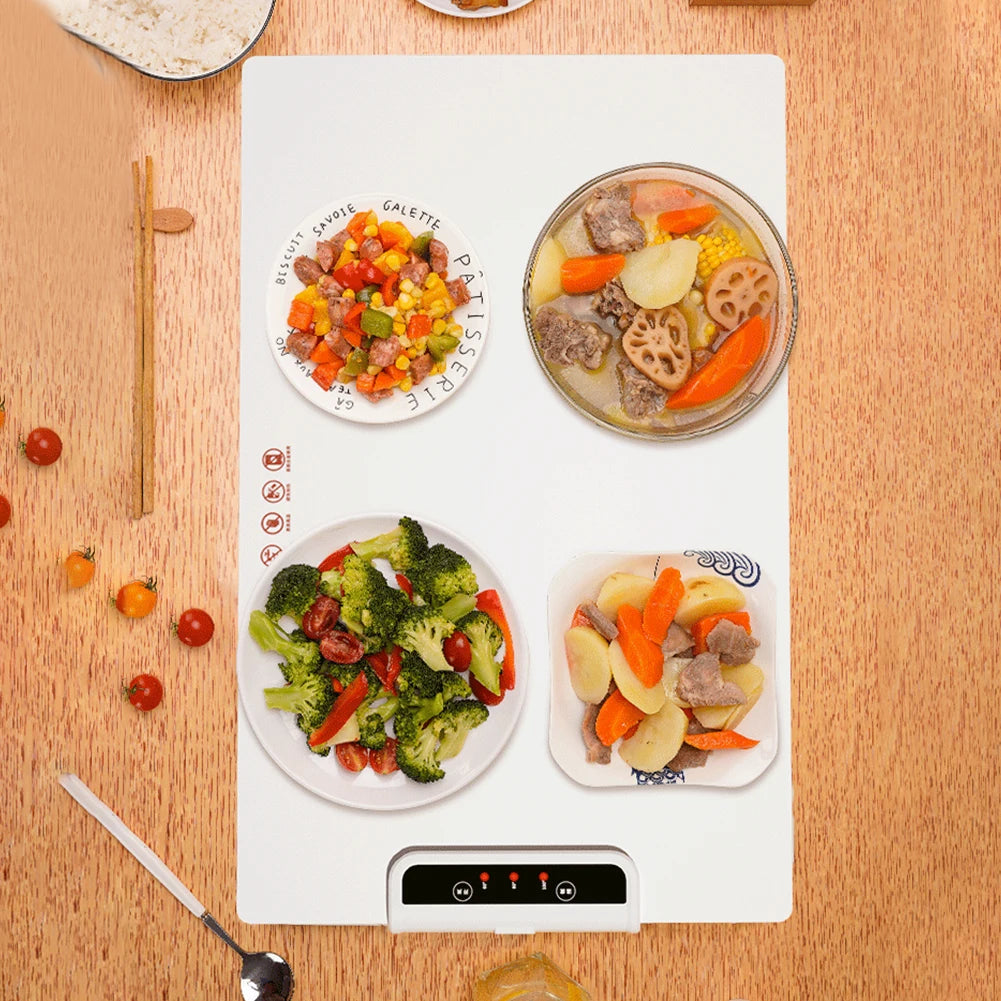 Smart Electric Warming Tray with Adjustable Temperature